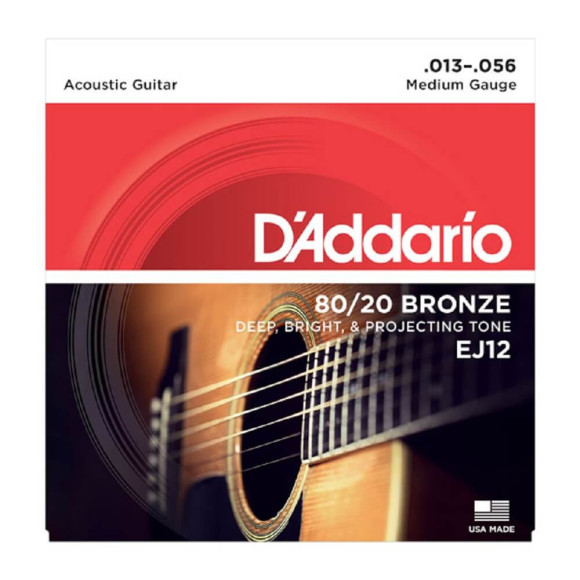 D`ADDARIO EJ-12 Струны для акустической гитары 013. Музыка обретет еще больше мощи и энергии. D`ADDARIO EJ-12 Струны для акустической гитары 013. Музыка обретет еще больше мощи и энергии.