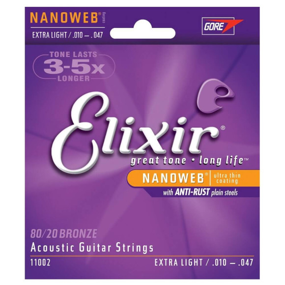 ELIXIR 11002 Струны для акустическаой гитары 010-047. Музыка обретет еще больше мощи и энергии. ELIXIR 11002 Струны для акустическаой гитары 010-047. Музыка обретет еще больше мощи и энергии.