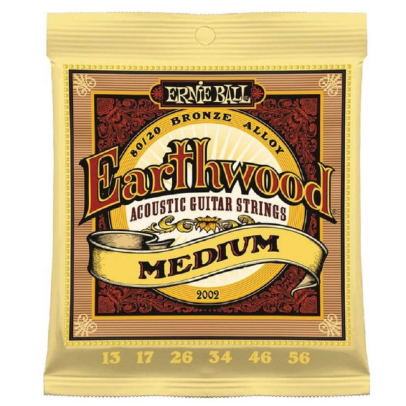 ERNIE BALL 2002 Струны для акустической гитары 013. Музыка обретет еще больше мощи и энергии. 