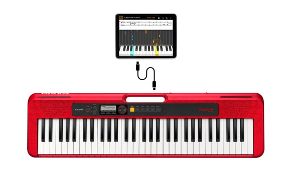 Синтезатор CASIO CTS200RD. Музыка обретет еще больше мощи и энергии. 